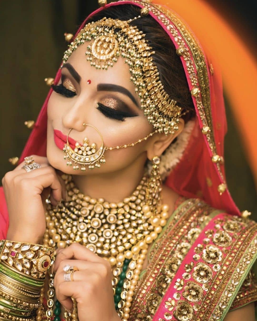 indian bridal makeup look 10 WedAbout