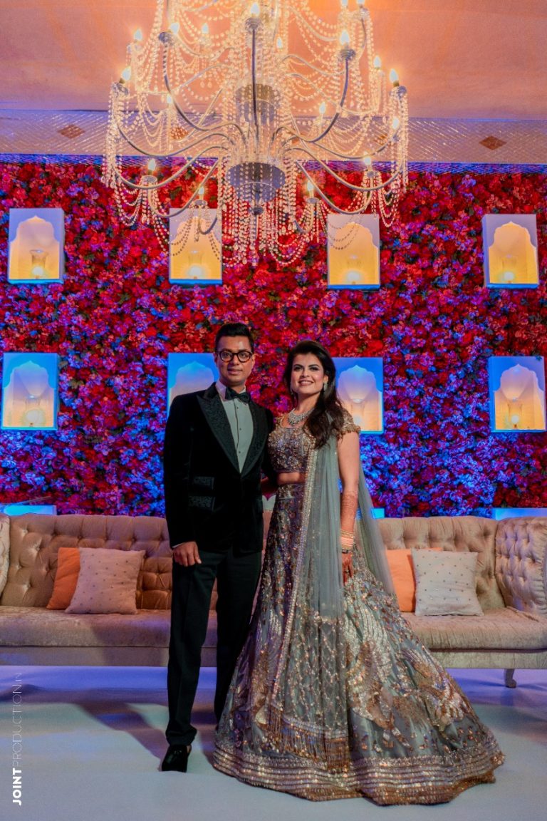 couple reception wear