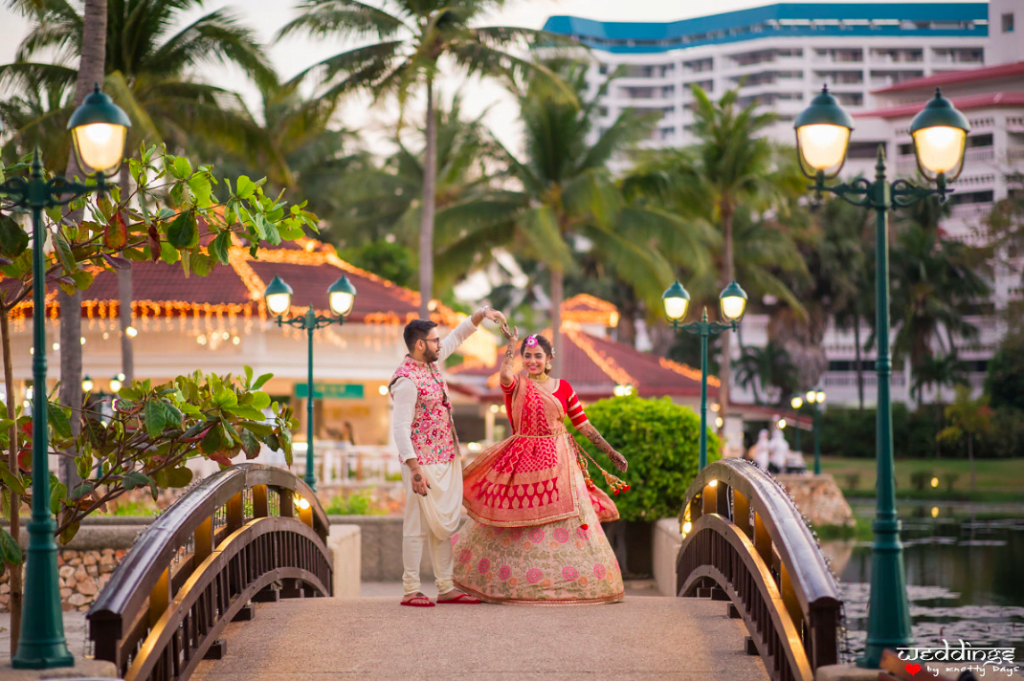 Scenic Post Mehendi Shoot for this Dusit Thani Hua Hin Wedding