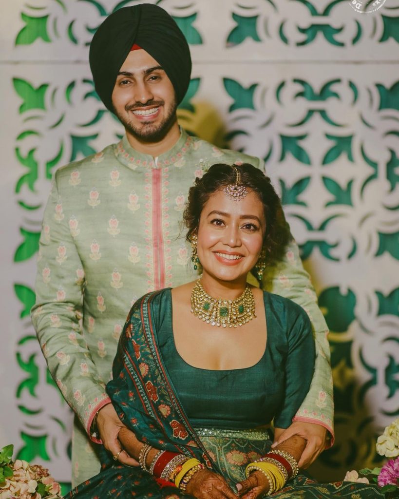 rohanpreet and neha kakkar mehendi pictures 