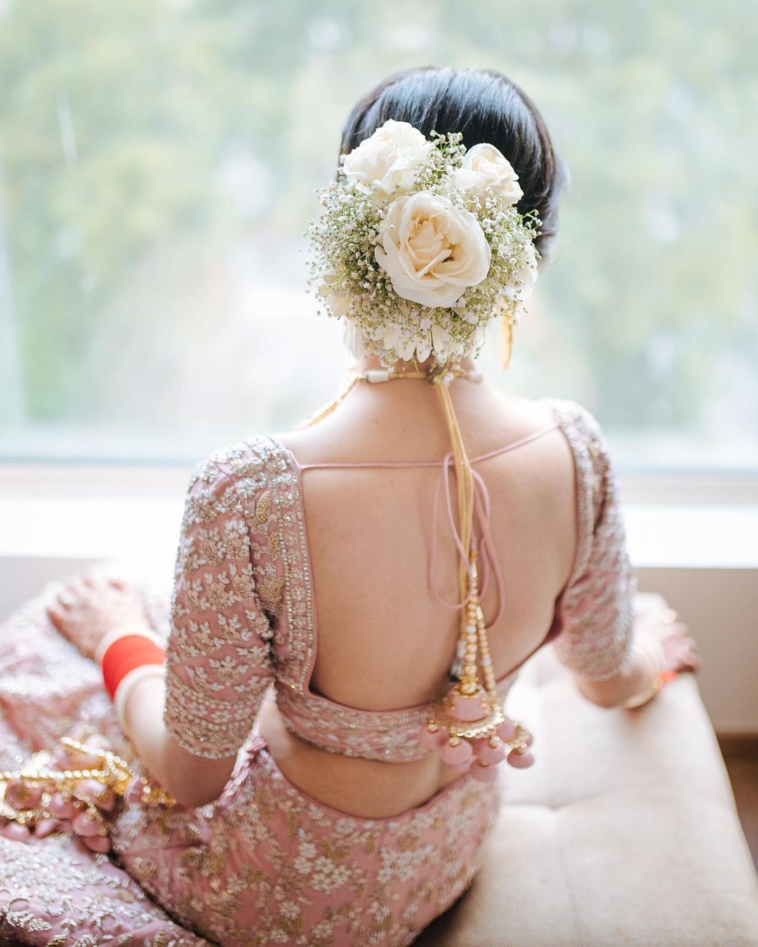 back blouse design with dori