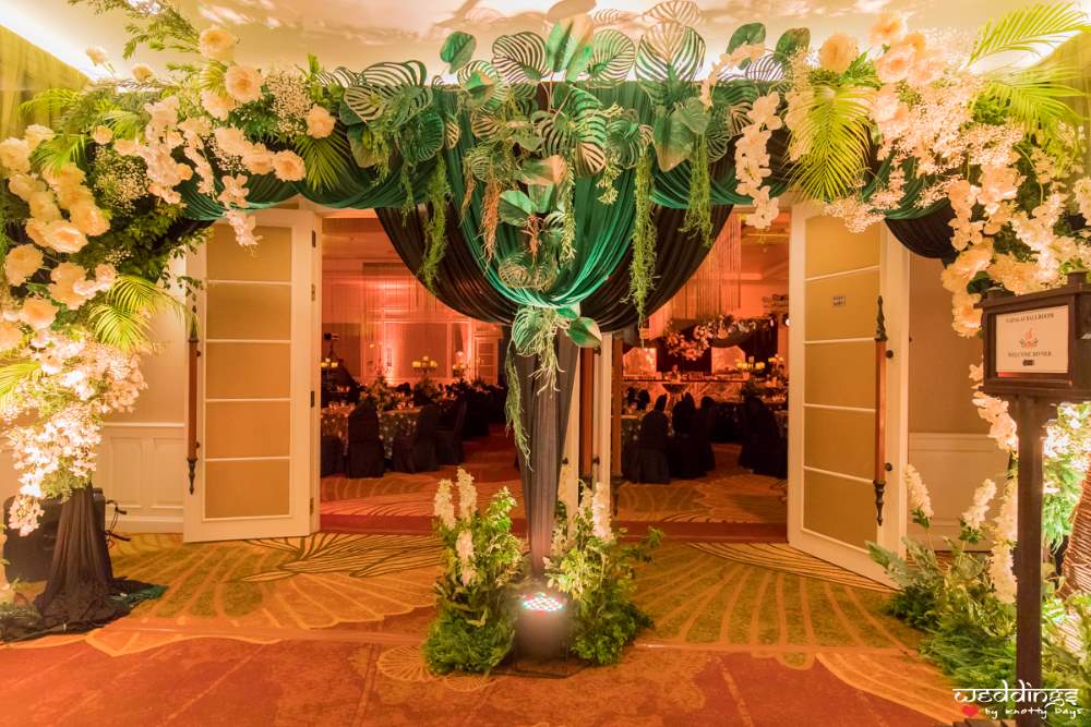 fairytale entrance design for a Thailand destination wedding