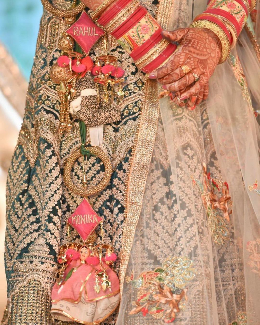 wedding latkan for bridal lehenga