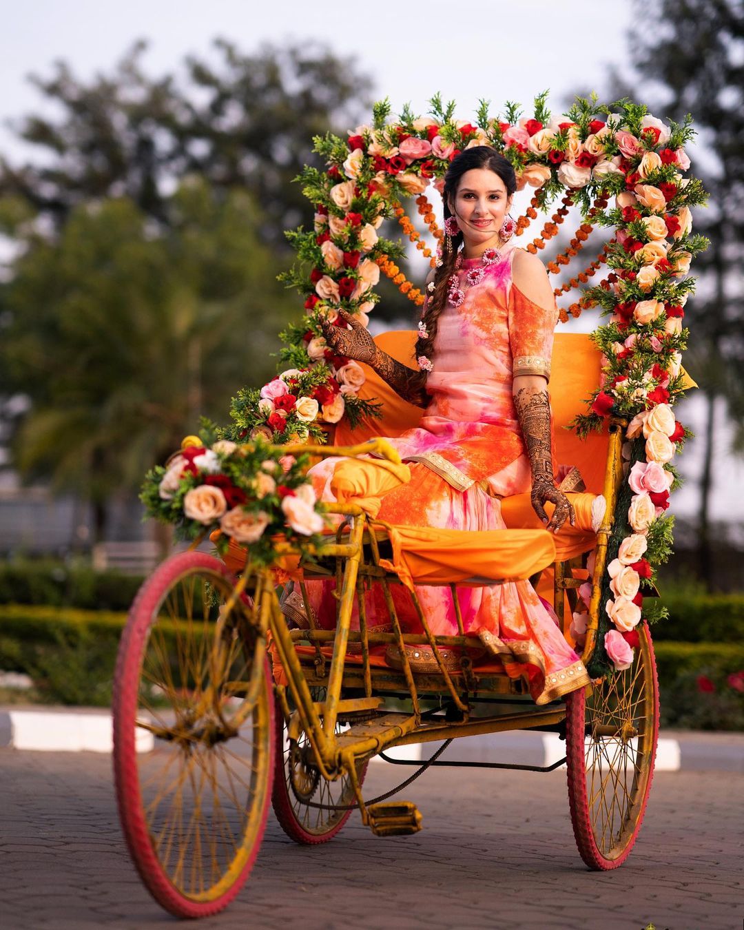 mehendi day outfit