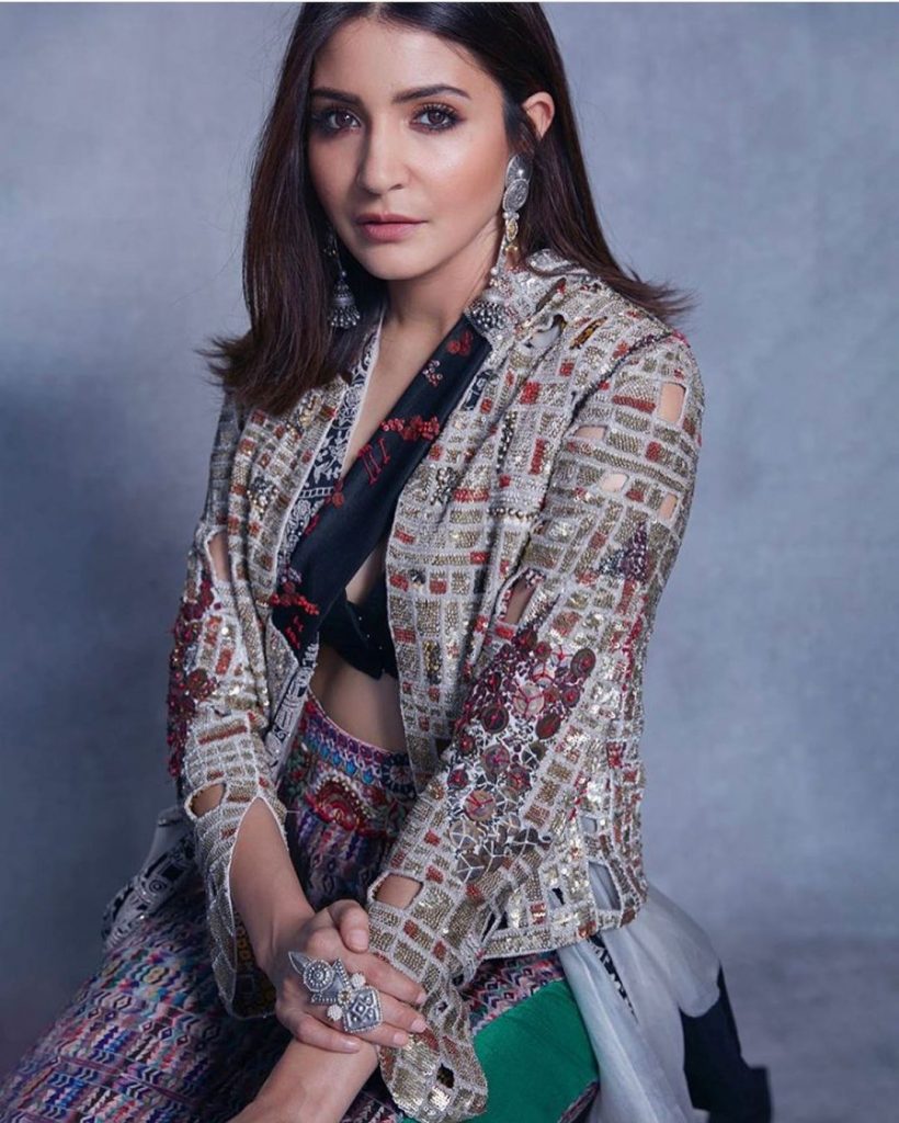 Anushka Sharma's blazer jacket with ghagra choli