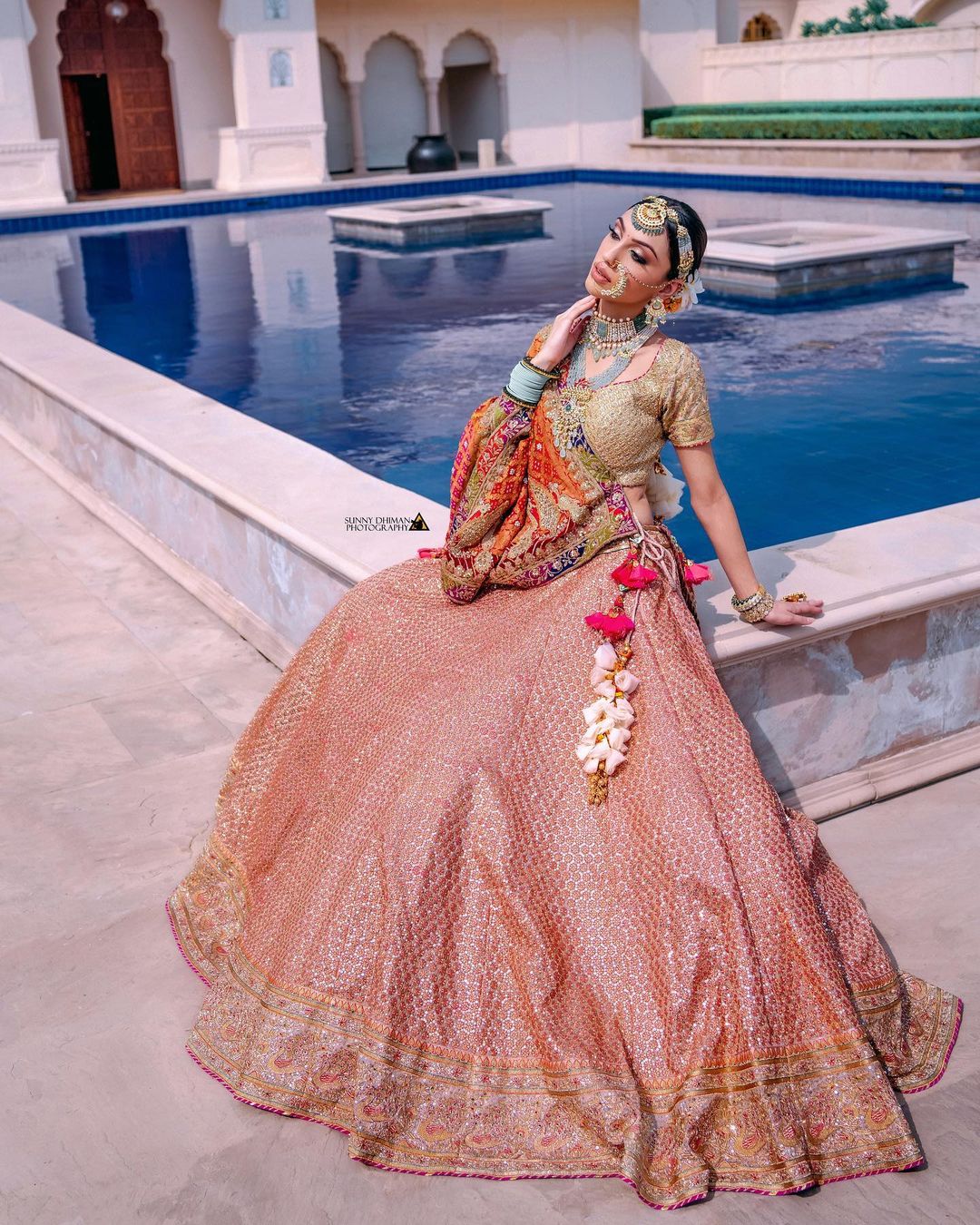 wedding latkan for bridal lehenga