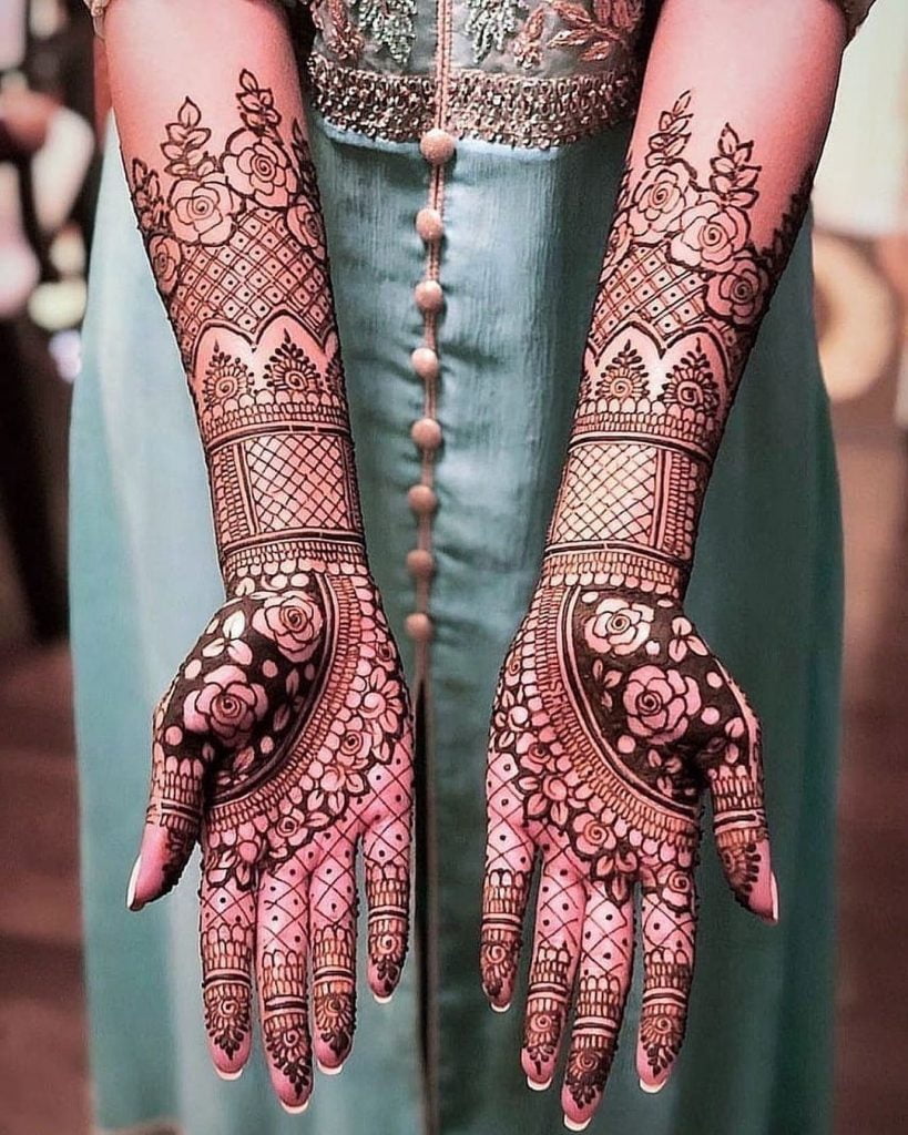 Rose Motifs for mehndi design 2020 full hand