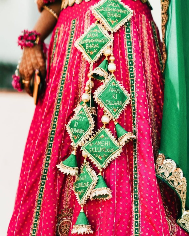 wedding latkan for bridal lehenga