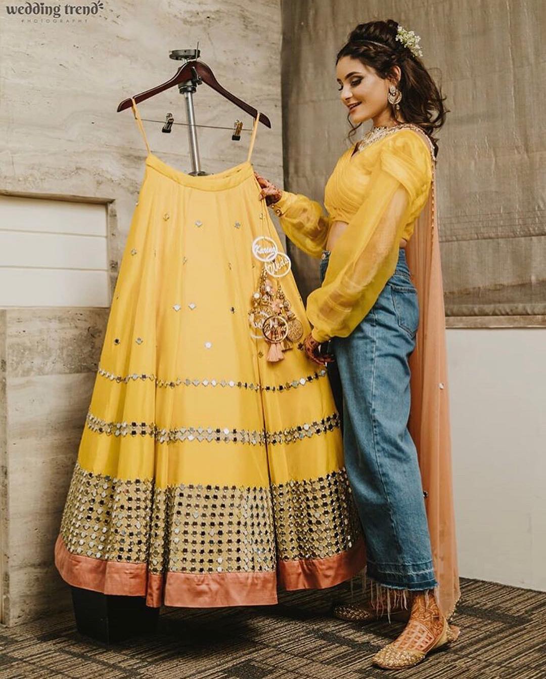 wedding latkan for bridal lehenga