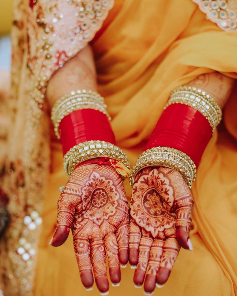 Neha Kakkar bridal mehndi