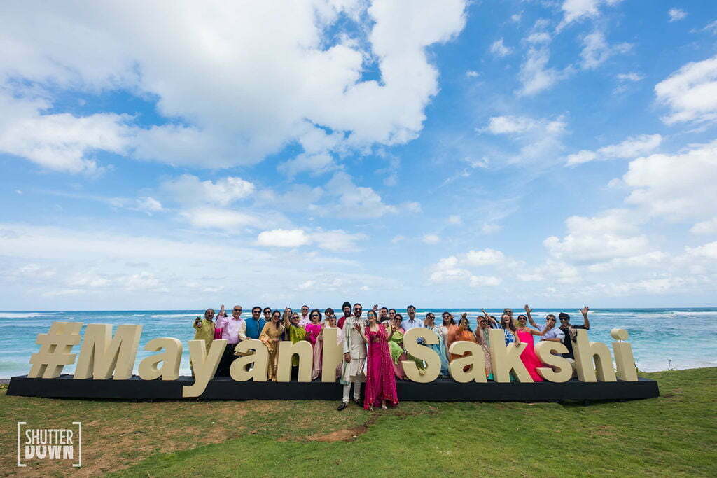 beach mehndi decoration ideas with wedding hashtag