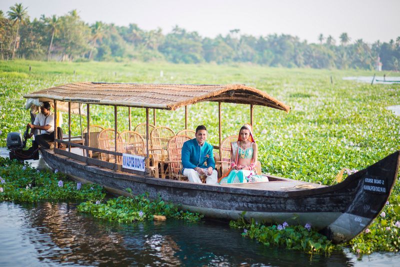 unique lakeside boat special entries in wedding