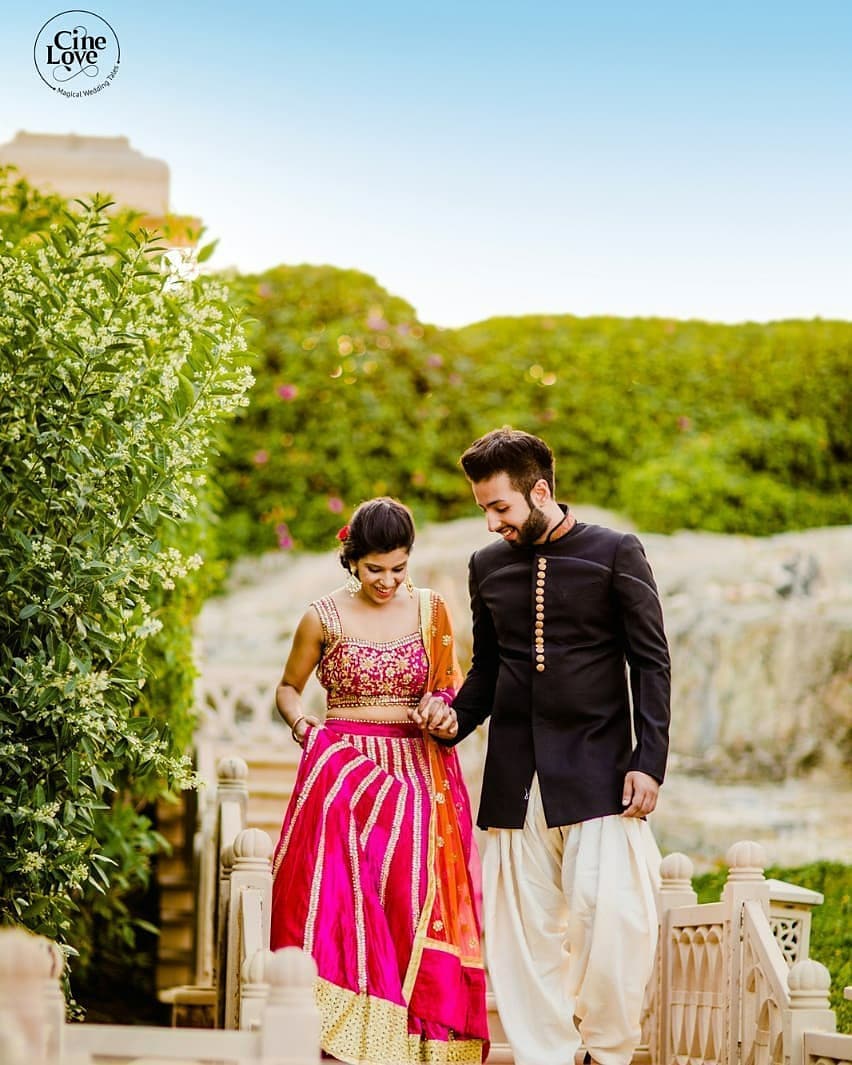 cute wedding couple entry ideas for sangeet