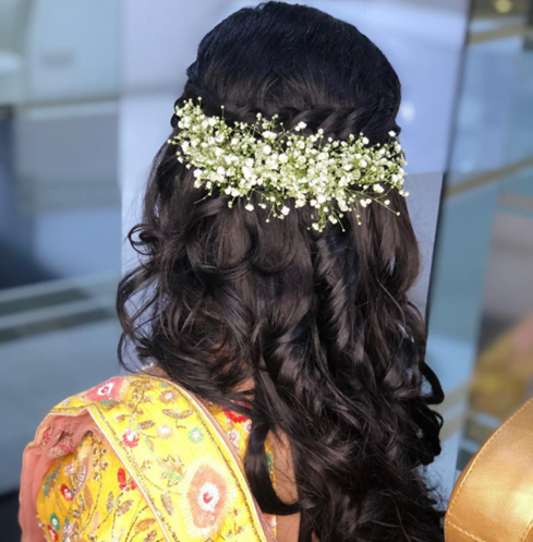 Floral Bun Elegance