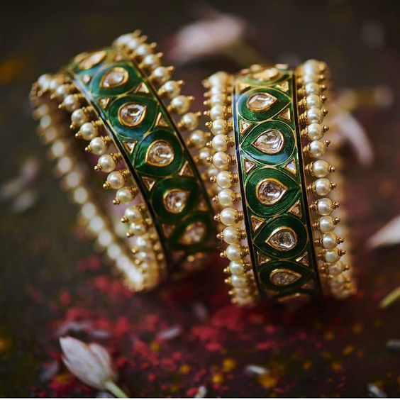 bridal jadau bangles for 2021 weddings