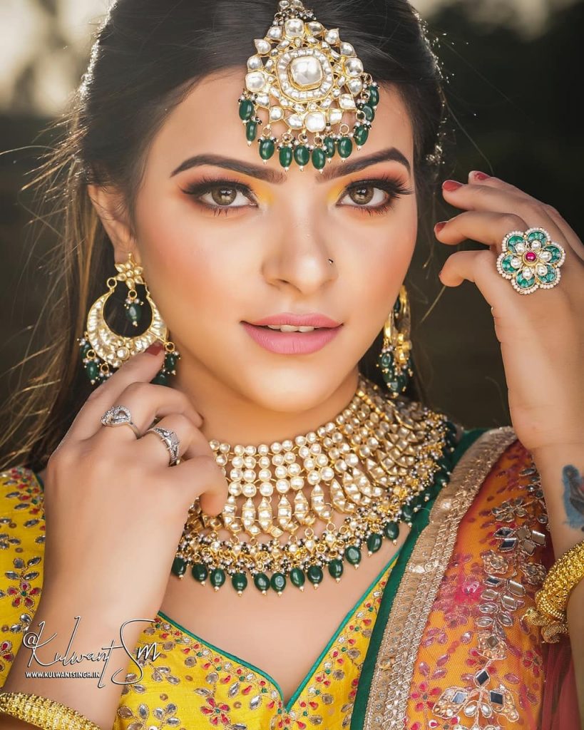 Kundan bridal jewellery set