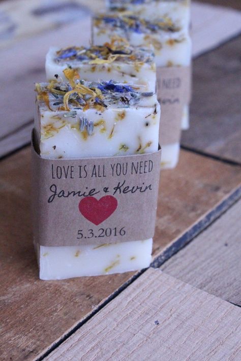 personalized soap wedding favor ideas