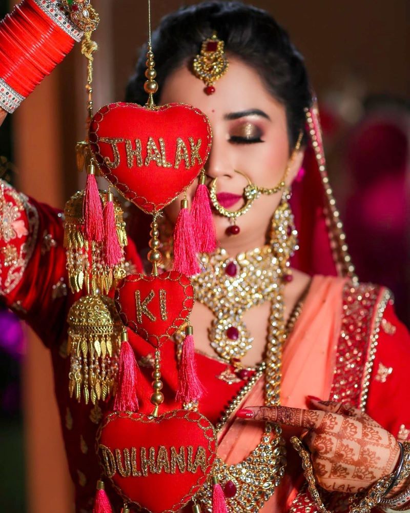 bridal photoshoot poses with props