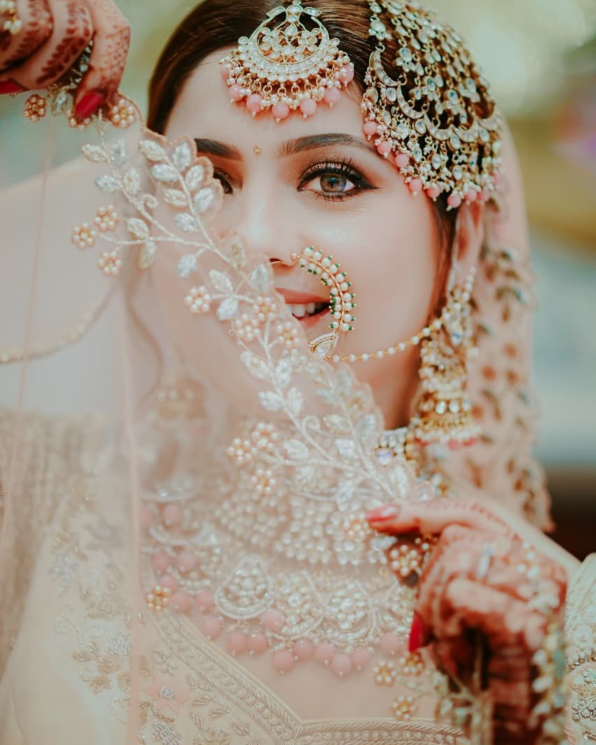 solo bridal photoshoot poses with props- bridal photoshoot ideas Indian-bridal portraits