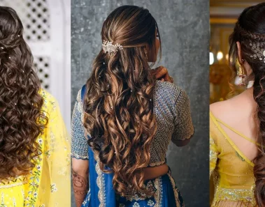  Latest Hairstyles for Engagement for Brides to Complement Your Lehenga Look