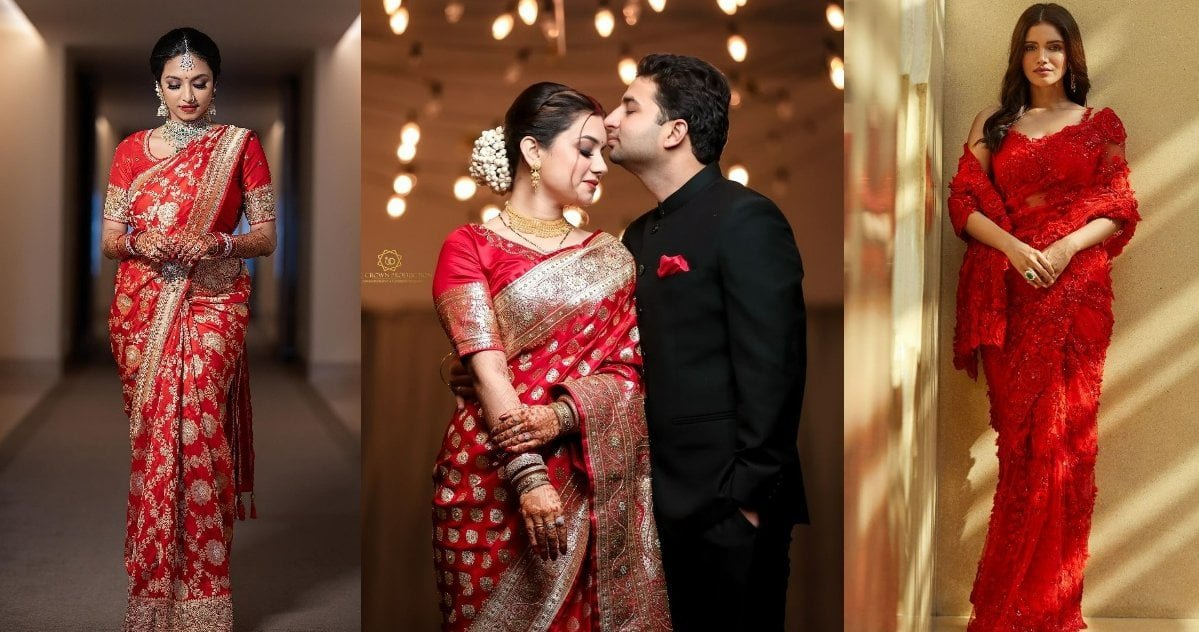Red Dulhan Saree 2024 www.lightgames.pro