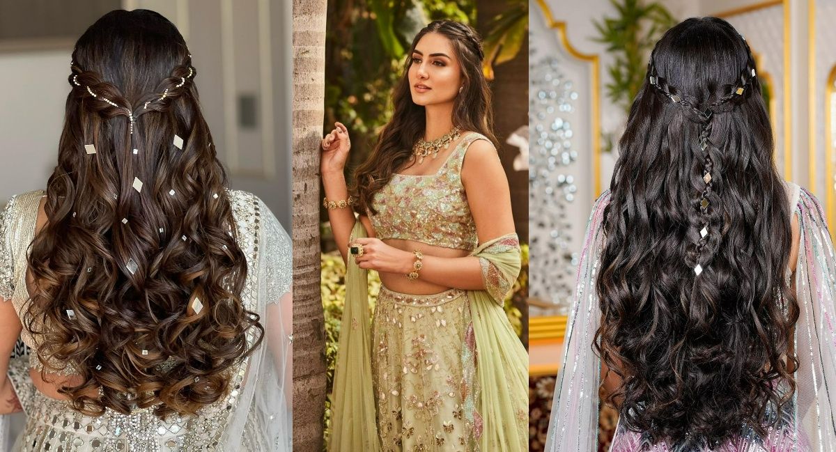 9 Easy Hairstyles For Lehenga For All Girls Out There  Meesho