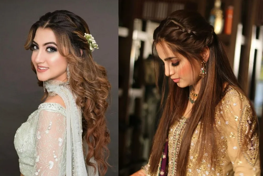 Try These Indian Hairstyles With Lehenga - Boldsky.com