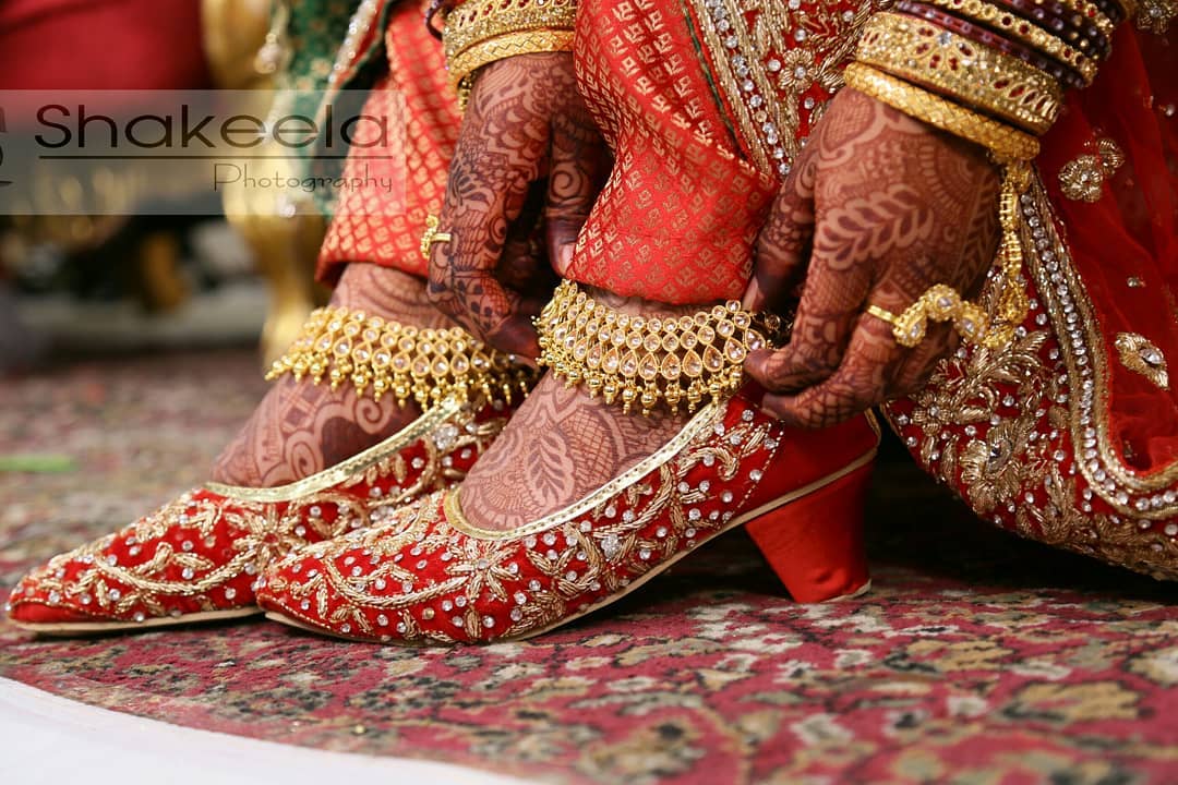 heavy kundan dulhan payal for indian bride