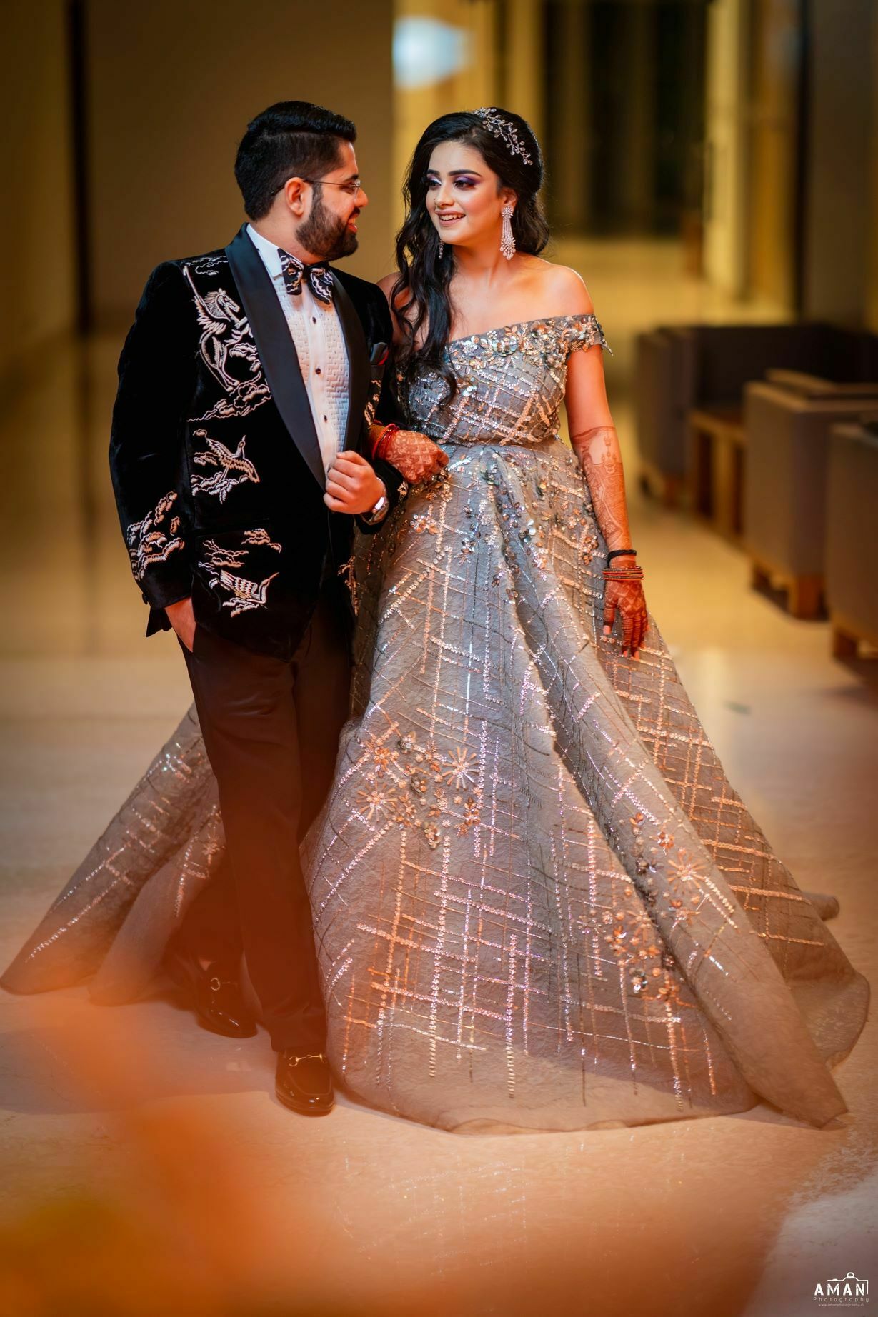 20 Reception Gowns That We Spotted On Indian Brides  WedMeGood