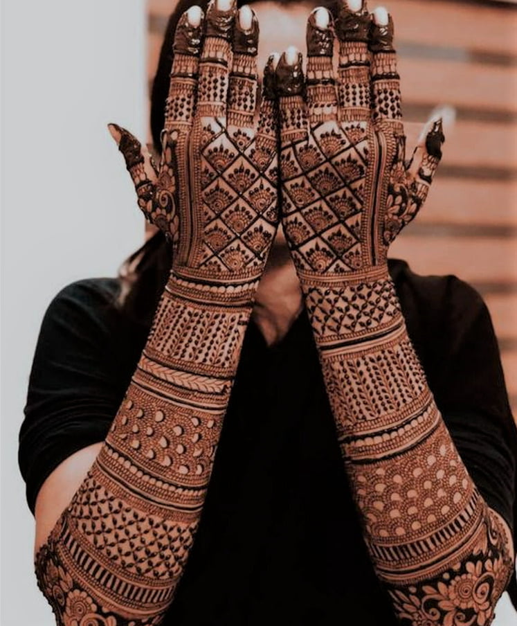Stylish Full Hand Dulhan Mehndi Designs for Back Hands||Bridal Henna Mehndi  Tutorial||Floral Mehndi - YouTube