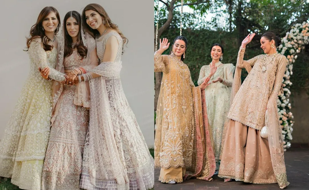 indian bridesmaid sharara suit dresses