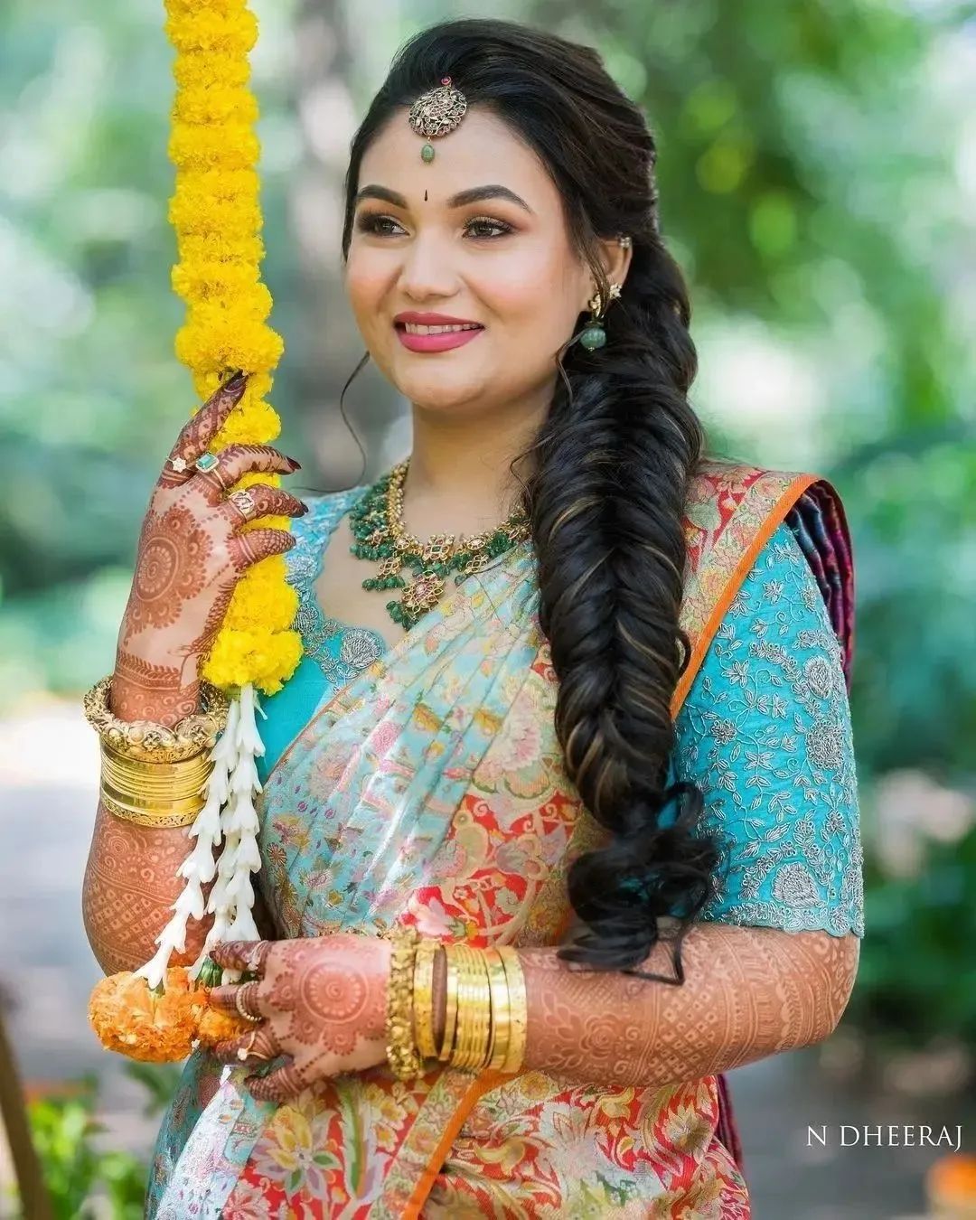 Photo of A traditional South Indian bridal hairstyle-gemektower.com.vn