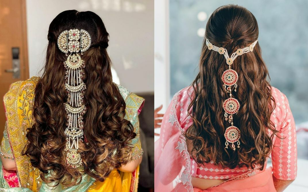 Best Indian Bridal Hairstyles For Your Wedding - All About The Woman | Hair  style on saree, Indian bridal hairstyles, Indian wedding hairstyles