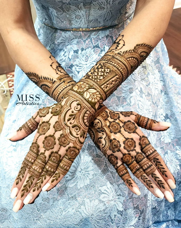 Unique Mandala henna design - Ethnic Fashion Inspirations!