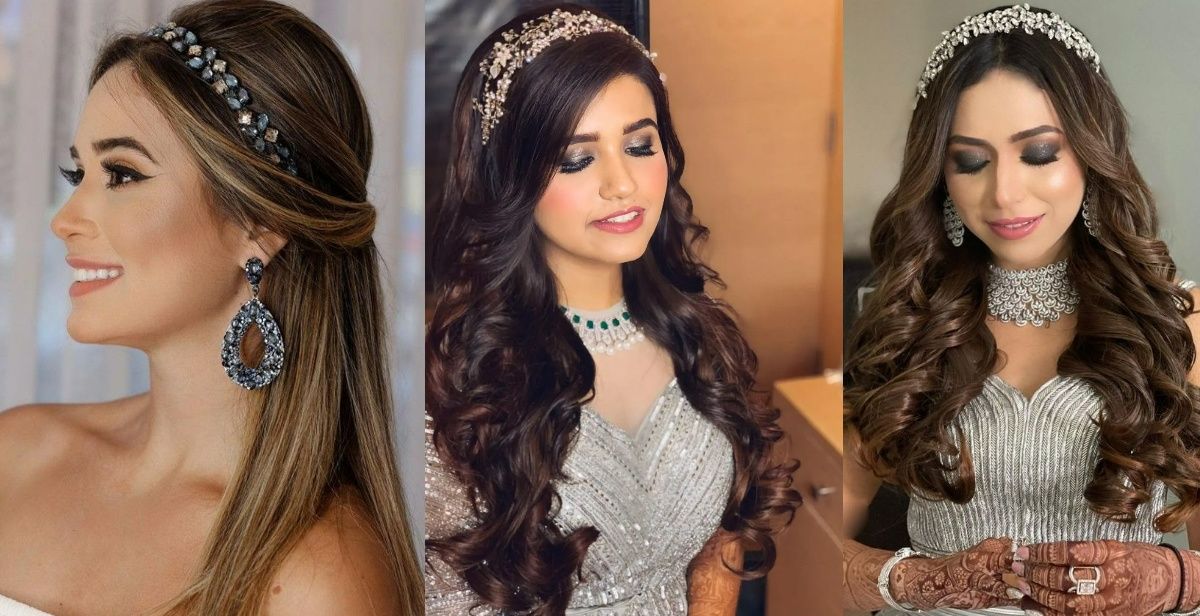 Engagement Hairstyles for Indian Brides - Don't Miss These All