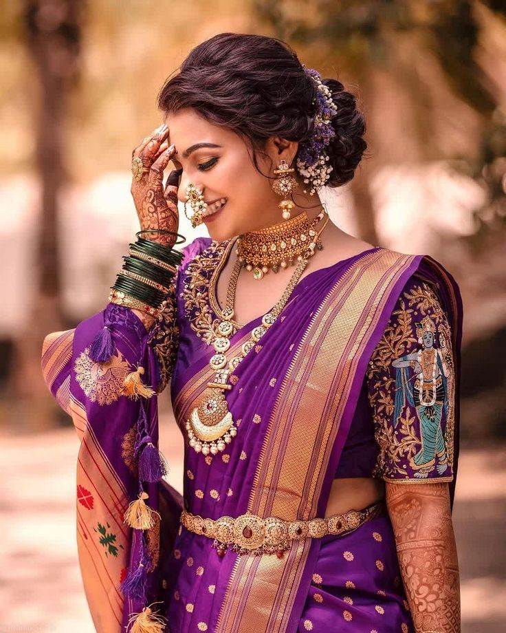 Our gorgeous bride Methuna in our Banarasi Koorai Saree ♥️ MUA @thushi... |  TikTok