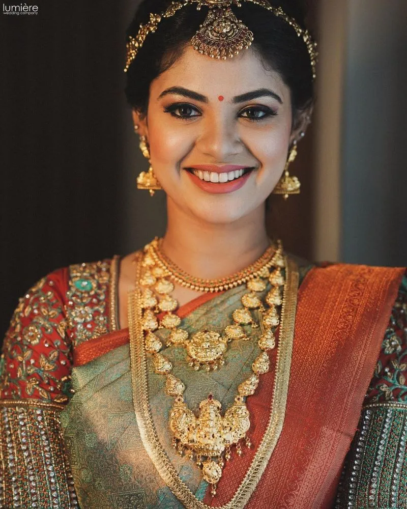 kerala bridal makeup look