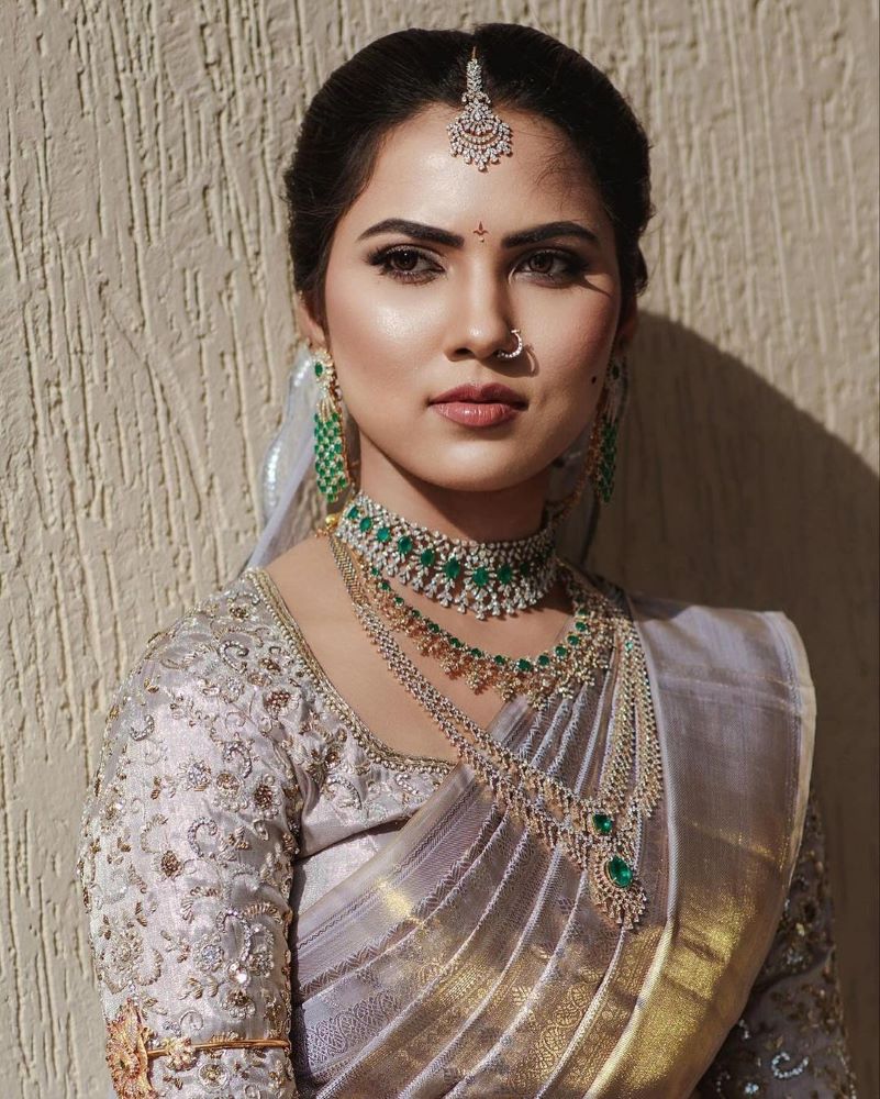 trending nude south Indian wedding makeup look