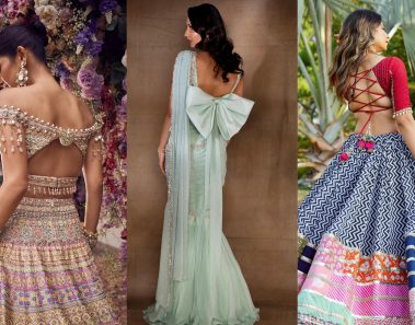  20+ Oh So Pretty Backless Blouse Designs to Amp Up Your Attire!