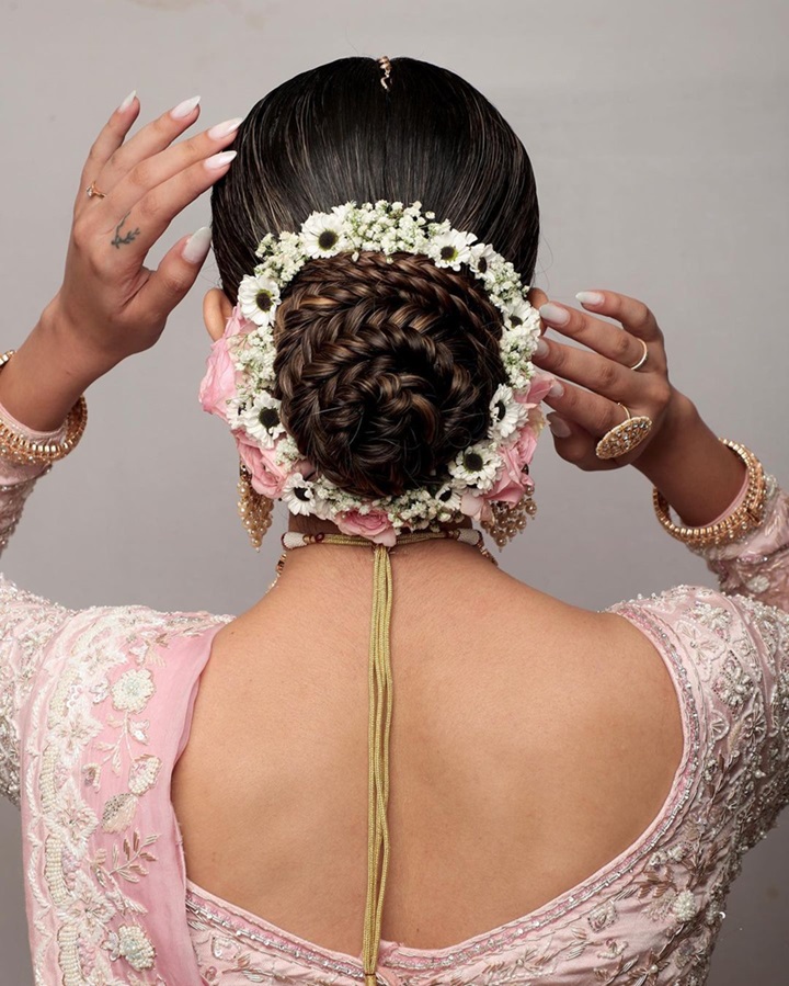 Bridal Braided Bun