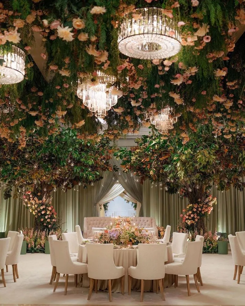 trending ceiling decoration for engagement