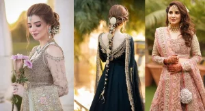 Latest Pakistani Bridal Hairstyles for Different Hair Lengths & Face Shapes