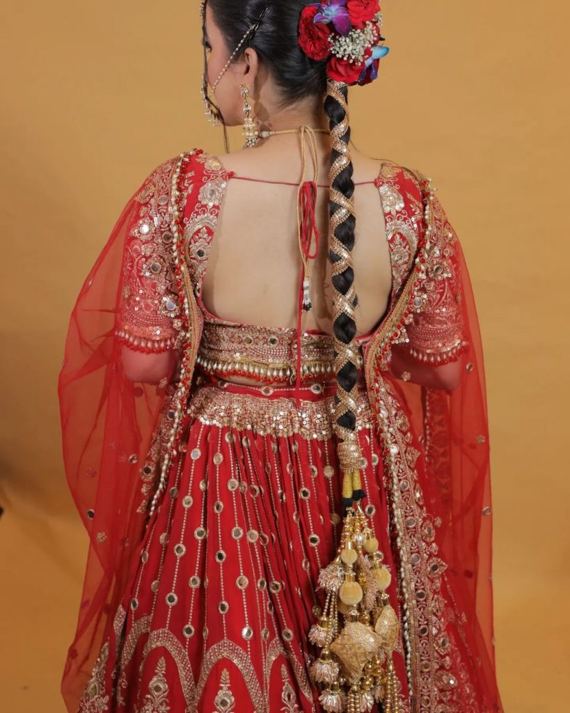 bridal braid hairstyles with parandi