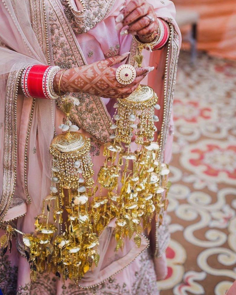 red and white bridal chura design