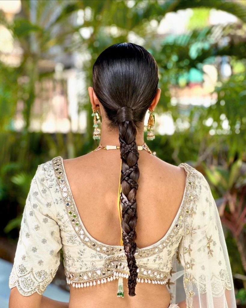 sleek braid hairstyle